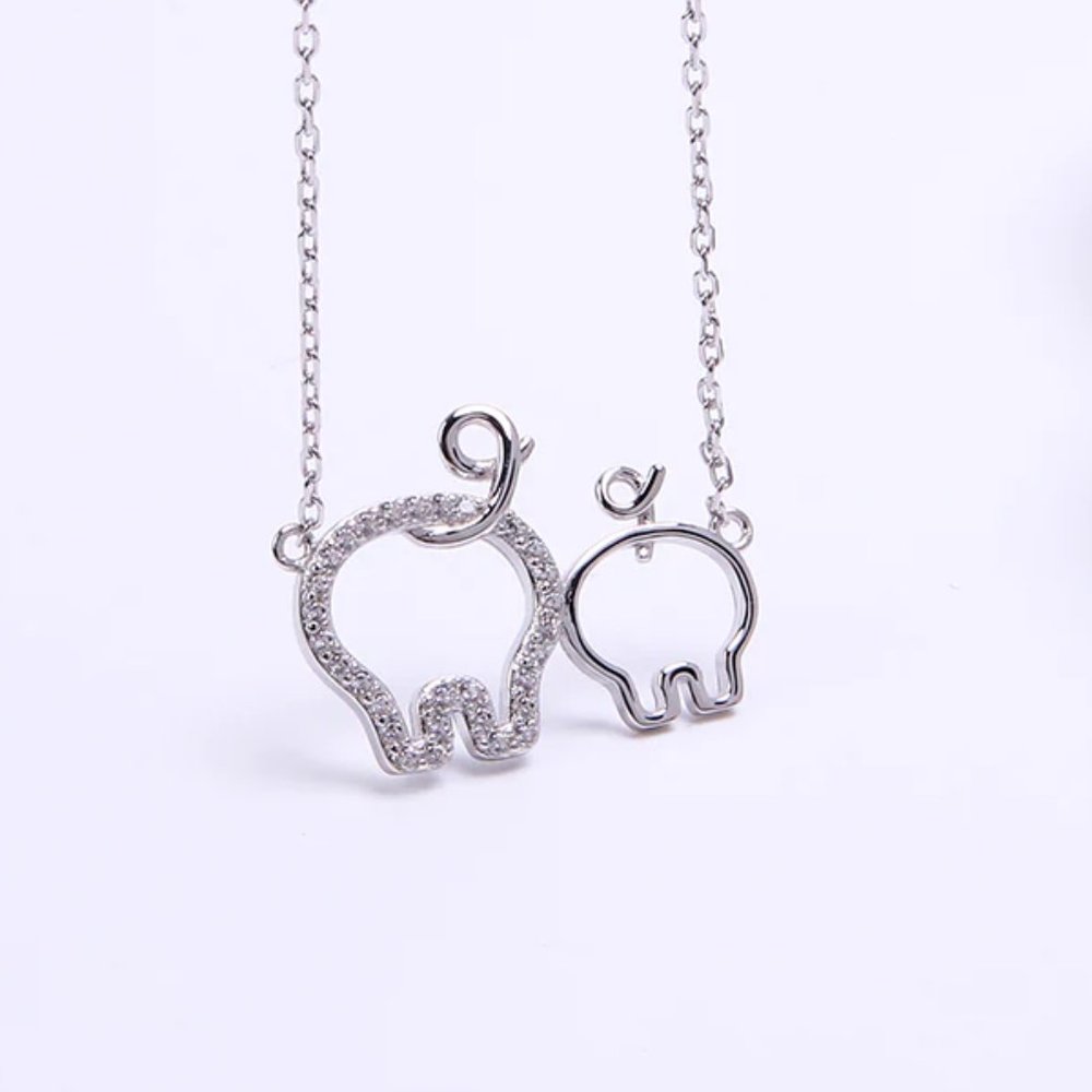 Best Buds White gold plated over sterling silver